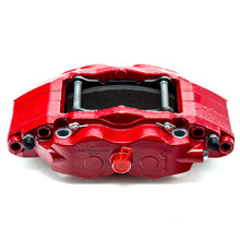 Load image into Gallery viewer, Alcon 07+ Jeep JK w/ 6x5.5in Hub 357x32mm Rotor 4-Piston Red Calipers Front Brake Upgrade Kit BKF5459AX14