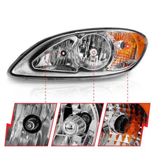 Load image into Gallery viewer, ANZO 2008-2016 International Prostar Crystal Headlights Chrome Housing 131033