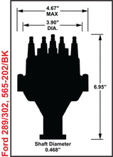 Load image into Gallery viewer, Holley EFI Dual Sync Ford 302 Distributor - Black