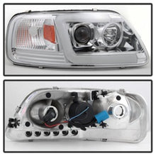 Load image into Gallery viewer, Spyder 97-03 Ford F-150 (After 6/1997) V2 Proj Headlights DRL LED - Chrm (PRO-YD-FF15097V2-LB-C) 5084644