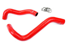 Load image into Gallery viewer, HPS Red Reinforced Silicone Radiator Hose Kit Coolant Ford 99-01 F550 Superduty w/ 7.3L Diesel Single Alternator