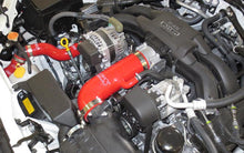 Load image into Gallery viewer, HPS Performance Products HPS Red Reinforced Silicone Post MAF Air Intake Hose Kit - Delete Stock Sound Tube Subaru 13-16 BRZ