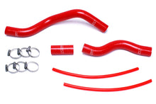 Load image into Gallery viewer, HPS Performance HPS Red Reinforced Silicone Radiator Hose Kit Coolant Honda 01-05 Civic 1.7L Automatic Trans.