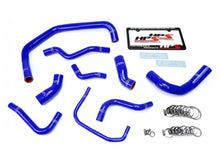 Load image into Gallery viewer, HPS Performance Products HPS Blue Reinforced Silicone Radiator Hose Kit Coolant Ford 03-04 Mustang SVT Cobra 4.6L V8 Supercharged