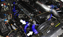 Load image into Gallery viewer, HPS Performance Products HPS Blue Reinforced Silicone Radiator Hose Kit Coolant Nissan 89-94 Skyline GTR R32 RB26DETT Twin Turbo