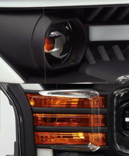 Load image into Gallery viewer, AlphaRex 15-17 Ford F-150 LUXX LED Projector Headlights Plank Style Black w/Activ Light/DRL 880167 *Discontinued
