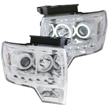 Load image into Gallery viewer, Anzo 2009-2014 Ford F-150 Projector Headlights w/ Halo Chrome (CCFL) G2