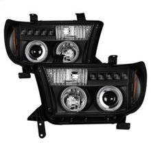 Load image into Gallery viewer, Spyder Toyota Tundra 07-133 Projector Headlights LED Halo LED Blk PRO-YD-TTU07-HL-BK 5012029