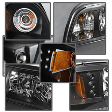 Load image into Gallery viewer, Spyder Ford Mustang 87-93 1PC LED (Replaceable LEDs)Crystal Headlights Black HD-YD-FM87-1PC-LED-BK 5012531
