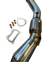 Load image into Gallery viewer, SPDZ1 K Series Megaphone Header Downpipe 12-15 Civic Si FG &amp; 13-15 Acura ILX Cast Bellmouth