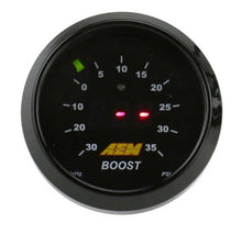 Load image into Gallery viewer, AEM Electronics 52mm Digital Boost Gauge 35 PSI