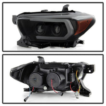 Load image into Gallery viewer, Spyder Toyota Tacoma 16-18 (TRD Model Only) Projector Headlights Black Smoke PRO-YD-TT16V1-SEQ-BSM 5087553