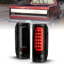 Load image into Gallery viewer, ANZO 1987-1996 Ford F-150 LED Taillights Black Housing Smoke Lens (Pair) 311351