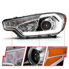 Load image into Gallery viewer, ANZO 2014-2016 Kia Forte Projector Headlights w/ Light Bar Chrome Housing 121561