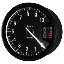 Load image into Gallery viewer, Autometer Stack Clubman Tachometer 80mm 0-10K RPM - Black ST200-010