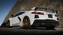 Load image into Gallery viewer, Borla 2020 Chevrolet Corvette C8 6.2 ATAK 3in Exhaust System Dual Round Rolled A/C Black Chrome Tips 140839BC