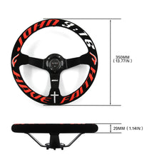 Load image into Gallery viewer, Have Faith Infiniti G35 G37 Suede 3"Deep Dish Steering Wheel + Quick Release Short Hub Adapter
