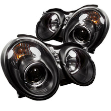 Load image into Gallery viewer, Spyder Mercedes Benz CLK 98-02 Projector Headlights Halogen Model- LED Halo Blk PRO-YD-MBCLK98-HL-BK 5011176