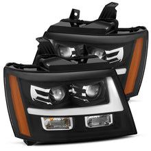Load image into Gallery viewer, AlphaRex 07-14 Chevrolet Tahoe/Suburban LUXX-Series LED Projector headlights Black w/ DRL/Sequential 880295 *Discontinued