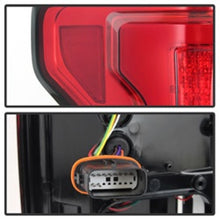 Load image into Gallery viewer, Spyder 15-18 Ford F-150 LED Tail Lights (w/Blind Spot) - Red Clear (ALT-YD-FF15015BS-LBLED-RC) 5085320