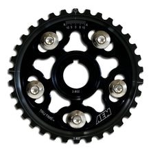 Load image into Gallery viewer, AEM Electronics Tru-Time Cam Gear Black 5-Bolt Honda B Series