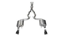 Load image into Gallery viewer, Corsa Performance 2015 Ford Mustang GT 5.0 3" Cat Back Exhaust, Black Dual 4.5" Tip