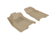 Load image into Gallery viewer, 3D MAXpider 2004-2012 Chevrolet/GMC Colorado/Canyon Crew Cab Kagu 1st Row Floormat - Tan L1CH02711502