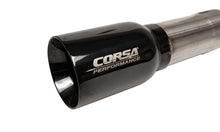 Load image into Gallery viewer, Corsa 07-18 Jeep Wrangler JKU 3.6L/3.8L 2.75in Sport Cat-Back Exhaust w/ 4in American Flag  BlacTips 21122BLKUSA