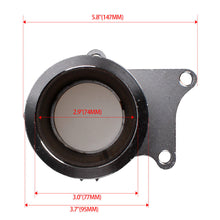 Load image into Gallery viewer, 5 Bolt to 3" V-Band Flange Turbo Adaptor Stainless Steel Adapter For T3/T4 Turbo