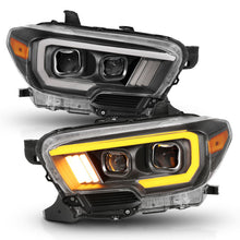 Load image into Gallery viewer, Anzo Toyota Tacoma '16-18 Projector Plank Style Switchback H.L Black Amber