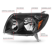 Load image into Gallery viewer, Anzo  2003-2005 Toyota 4Runner Crystal Headlights Black