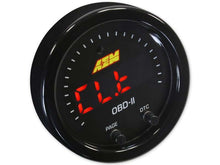 Load image into Gallery viewer, AEM Electronics X-Series OBDII Digital Datastream Gauge Black Bezel &amp; Black Face plate
