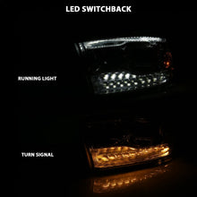 Load image into Gallery viewer, ANZO 2009-2018 Dodge Ram 1500 Projector H.L. Switchback Chrome Amber 111442
