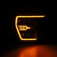 Load image into Gallery viewer, AlphaRex 21-22 Ford F-150 NOVA LED Proj Headlights Plank Style Blk w/Activ Light/Seq Signal 880137 *Discontinued