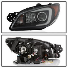 Load image into Gallery viewer, Spyder Subaru WRX 2006-2007 Projector Headlights - Halogen Only - Black PRO-YD-SWRX06-LBDRL-BK 5083920