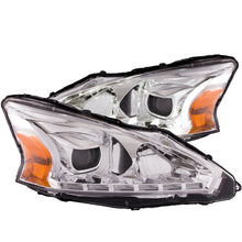 Load image into Gallery viewer, Anzo 2013-2014 Nissan Altima Projector Headlights w/ Plank Style Design Chr