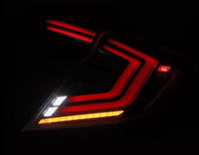 Load image into Gallery viewer, AlphaRex 16-21 Honda Civic Hatchback / Type-R FK8 Nova-Series LED Tail Lights (Pair) - Black 676020 *Discontinued