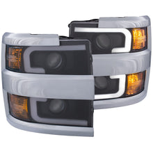 Load image into Gallery viewer, Anzo Projector Headlights 15-17 Chevrolet Silverado 2500HD / 3500HD Black w
