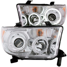 Load image into Gallery viewer, Anzo 2007-2013 Toyota Tundra Projector Headlights w/ Halo Chrome (CCFL)