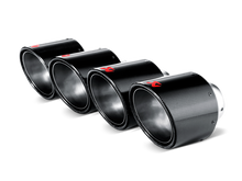 Load image into Gallery viewer, Akrapovic 06-13 Chevrolet Corvette ZO6/ZR1 (C6) Tail Pipe Set (Carbon 115 mm) TP-CT/1