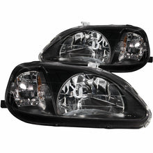 Load image into Gallery viewer, Anzo 1999-2000 Honda Civic Crystal Headlights Black