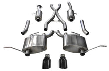 Load image into Gallery viewer, Corsa 11-21 Jeep Grand Cherokee 3.6L 2.5in Dual Rear Exit Sport Exhaust w/ 4.5in Black Tips 14980BLK