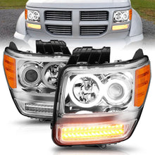 Load image into Gallery viewer, Anzo 2007-2012 Dodge Nitro Projector Headlights w/ Halo Chrome (CCFL) G2