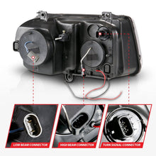 Load image into Gallery viewer, Anzo 2005-2010 Chrysler 300C Projector Headlights w/ Halo Black (CCFL) G2