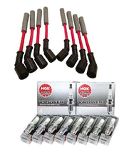 Load image into Gallery viewer, Red 8.5mm Spark Plug Wires – LS1-LS7, LSA &amp; Gen V LT, Straight or 45° Boot