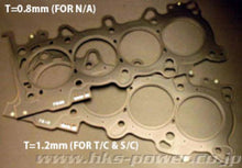 Load image into Gallery viewer, HKS 11 Honda CR-Z 75mm Bore Metal 1.2mm Stopper Head Gasket Set w/ Exhaust Manifold Gasket (CR 8.4) 23009-AH002