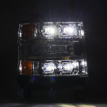 Load image into Gallery viewer, AlphaRex 16-18 Chevy 1500HD NOVA-Series LED Proj Headlights Chrm w/Actv Lgt/SeqSig &amp; DRL(Req 810023) 880238 *Discontinued
