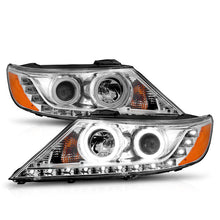 Load image into Gallery viewer, Anzo 2011-2013 Kia Sorento Projector Headlights w/ Halo Chrome (CCFL)