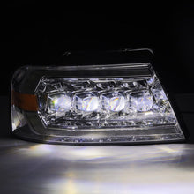 Load image into Gallery viewer, AlphaRex 04-08 Ford F150 / 06-08 Lincoln Mark LT NOVA LED Proj Headlights Chrome w/Activ Light/Seq 880129 *Discontinued