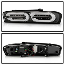 Load image into Gallery viewer, Spyder Chevy Camaro 16-18 Halogen LED Tail Lights Black ALT-YD-CCAM16HAL-SEQ-BK 5087218